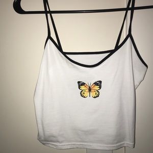 SOLD. Butterfly Tank Top